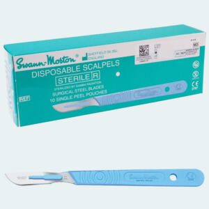 scalpelmesjes + greep, nr. 21, steriel (10)