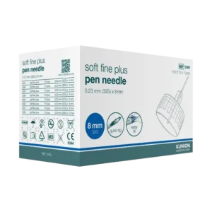 Soft fine plus Naalden 8mm 110 stuks